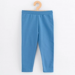 dziecięce legginsy dresowe New Baby Kindergarten niebieskie