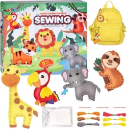 Kreatywny zestaw Zwierzęta z dżungli do szycia