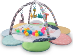 TinyMini edukacyjna mata do zabawy 2w1 kwiat Zoo