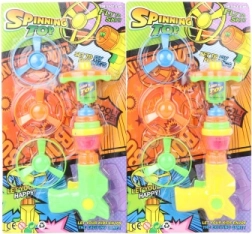 Pistolet na baterie z latającymi wirnikami i bączkiem