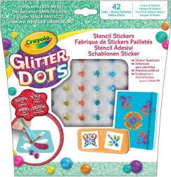 Crayola Glitter Dots – szablony do naklejek