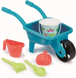 Ogródkowy wózek z konewką i wiaderkiem