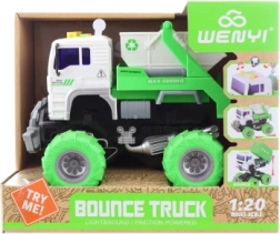 Samochód budowlany na baterie z dużymi kołami