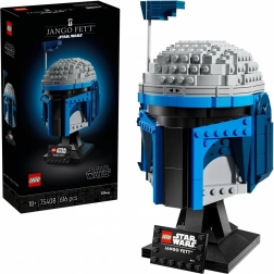 LEGO Star Wars hełm Jango Fetta – kolekcjonerski model do ekspozycji