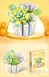 Klocki kwiaty 306 elementów