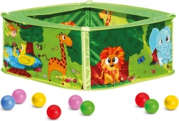 Bino zielony basen z piłeczkami