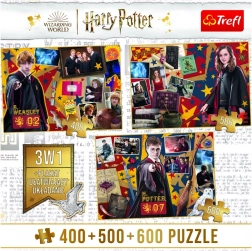 Puzzle Harry Potter, Ron i Hermiona 3w1