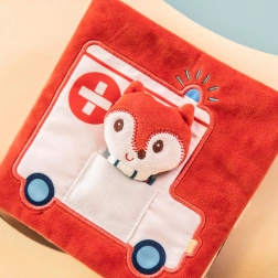 Lilliputiens - tekstylna książeczka z lisicą lekarką Alicją