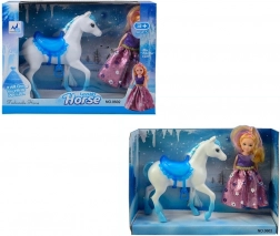 Laleczka z koniem 15 cm