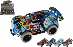 Samochodzik kaskaderski na napęd wsteczny