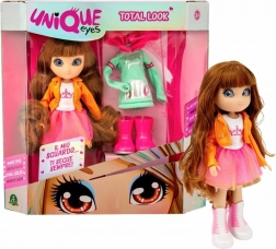 Lalka Unique Eyes – modny zestaw z akcesoriami 25 cm