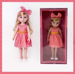 PLEJO lalka w czerwonej sukience