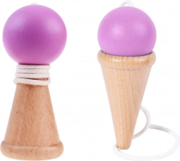 Drewniana gra zręcznościowa Złap kulkę