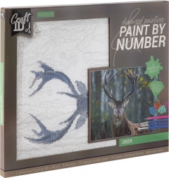 Diamentowe malowanie jeleń - 40 x 50 cm