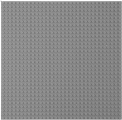Płyta konstrukcyjna do klocków szara 40x40 cm