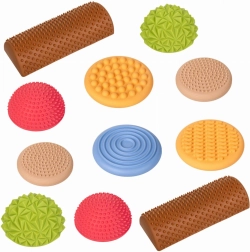 Pastelowa sensoryczna ścieżka równoważna – 11 elementów