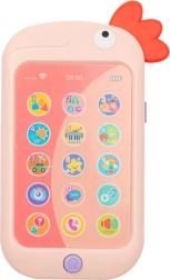 Edukacyjny telefon zabawkowy Baby Mix różowy