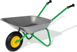 Dziecięca metalowa taczka Rolly Toys szara