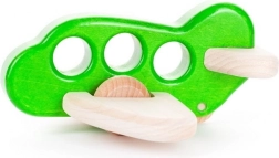 Bajo drewniany samolot zielony