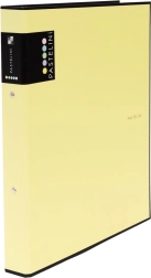 Segregator A4 PASTELINI żółty, 2-ringowy laminowany