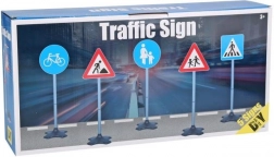 Zestaw dziecięcych znaków drogowych 81 cm – 5 szt.