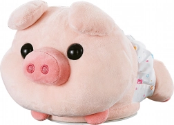 Powtarzająca się i jeżdżąca świnka z efektami 20 cm