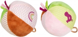 Pluszowa piłeczka z grzechotką Goki