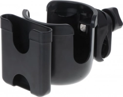 Uniwersalny uchwyt na butelkę i telefon do wózka dziecięcego lub roweru 2w1