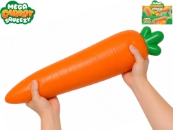 Mega squeeze rozciągliwa jumbo marchewka - 1 sztuka