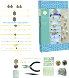 Produkcja biżuterii cementowej i bransoletek ze złotą folią