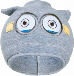 Jesienna czapeczka dziecięca New Baby Minion szara 110 (4–5 lat)