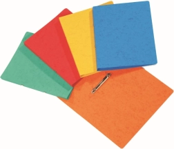 Teczka preszpanowa A4 z mechanizmem dwukółkowym, mix kolorów