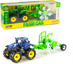 Traktor z napędem bezwładnościowym z przyczepą