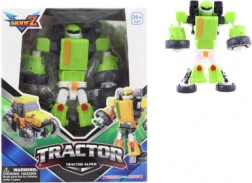 Robot 2w1 traktor – plastikowy transformujący się robot