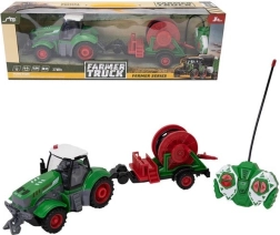 Traktor zdalnie sterowany z wężem do podlewania