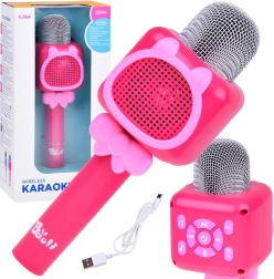 Bezprzewodowy dziecięcy mikrofon karaoke z nagrywaniem i Bluetooth
