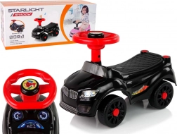 Jeździk dla dzieci z klaksonem – czarny