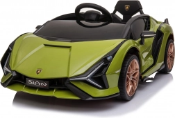 Elektryczny samochodzik dla dzieci Lamborghini Sian z pilotem – Zielony