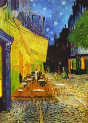 Puzzle Vincent van Gogh: Taras kawiarni nocą 1000 elementów
