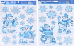 Świąteczne dekoracje okienne 41 × 29 cm