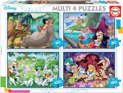 Educa Puzzle Disney Bajki 4w1