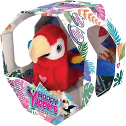 Happy Yappers czerwony interaktywny pluszowy papuga
