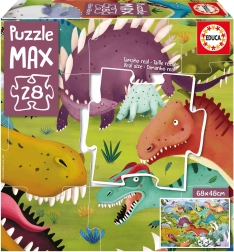 EDUCA Puzzle Dinozaury 28 elementów