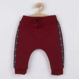 Niemowlęce spodenki dresowe Nicol Races bordo