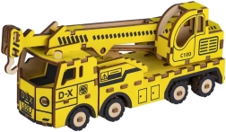 Woodcraft drewniane puzzle 3D Wóz żurawiowy
