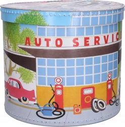 Okrągłe pudełko z motywem Krecika