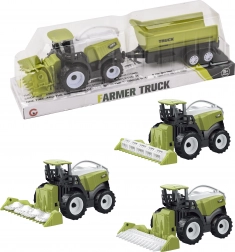 Kombajn z przyczepą