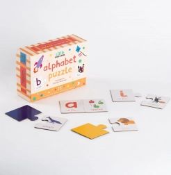 Magiczna Kocia Układanka Abeceda z 26x2 elementami
