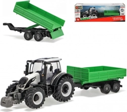 metalowy traktor z przyczepą VALTRA N174 – wywrotka (10 cm) od Bburago