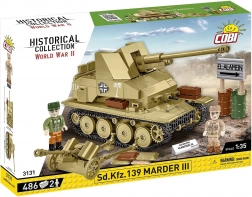Klocki Sd.Kfz. Marder III – niszczyciel czołgów (486 elementów)